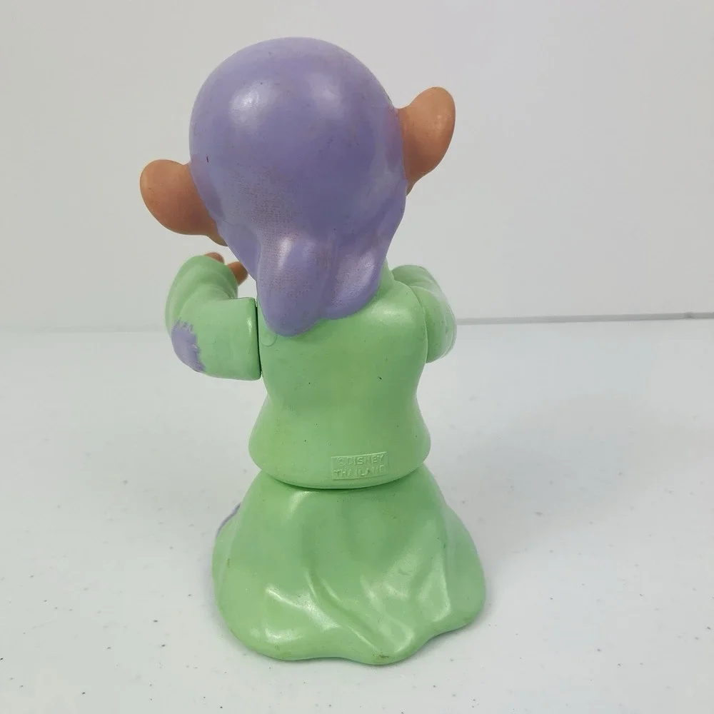 DOPEY Vintage Snow White and the Seven Dwarfs Vinyl Toy Doll Figure‎ Figurine 5